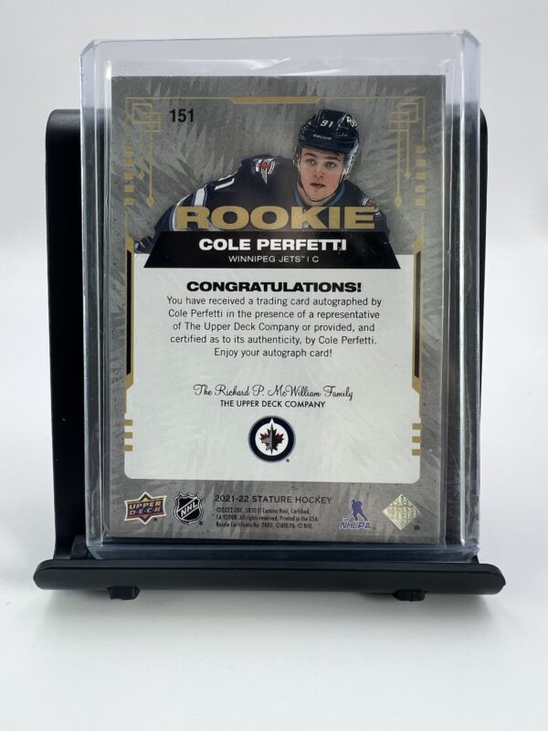 Cole Perfetti (Rookie) - Podpis, 16/199