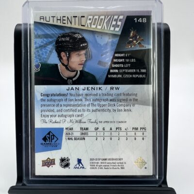 Jan Jeník (Rookie) - podpis,