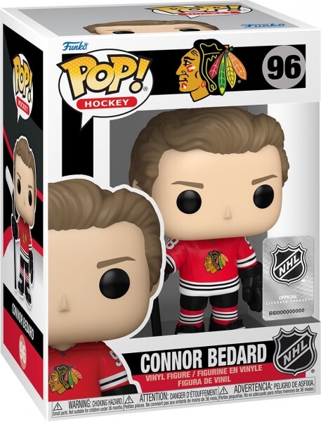 FUNKO POP! figurka NHL #96 - Connor Bedard + 2 jeho kartičky ZDARMA!
