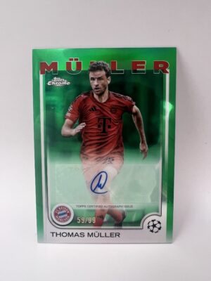 Thomas Muller - podpis, 58/99