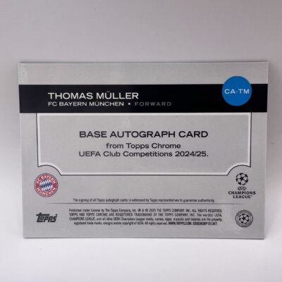 Thomas Muller - podpis, 58/99